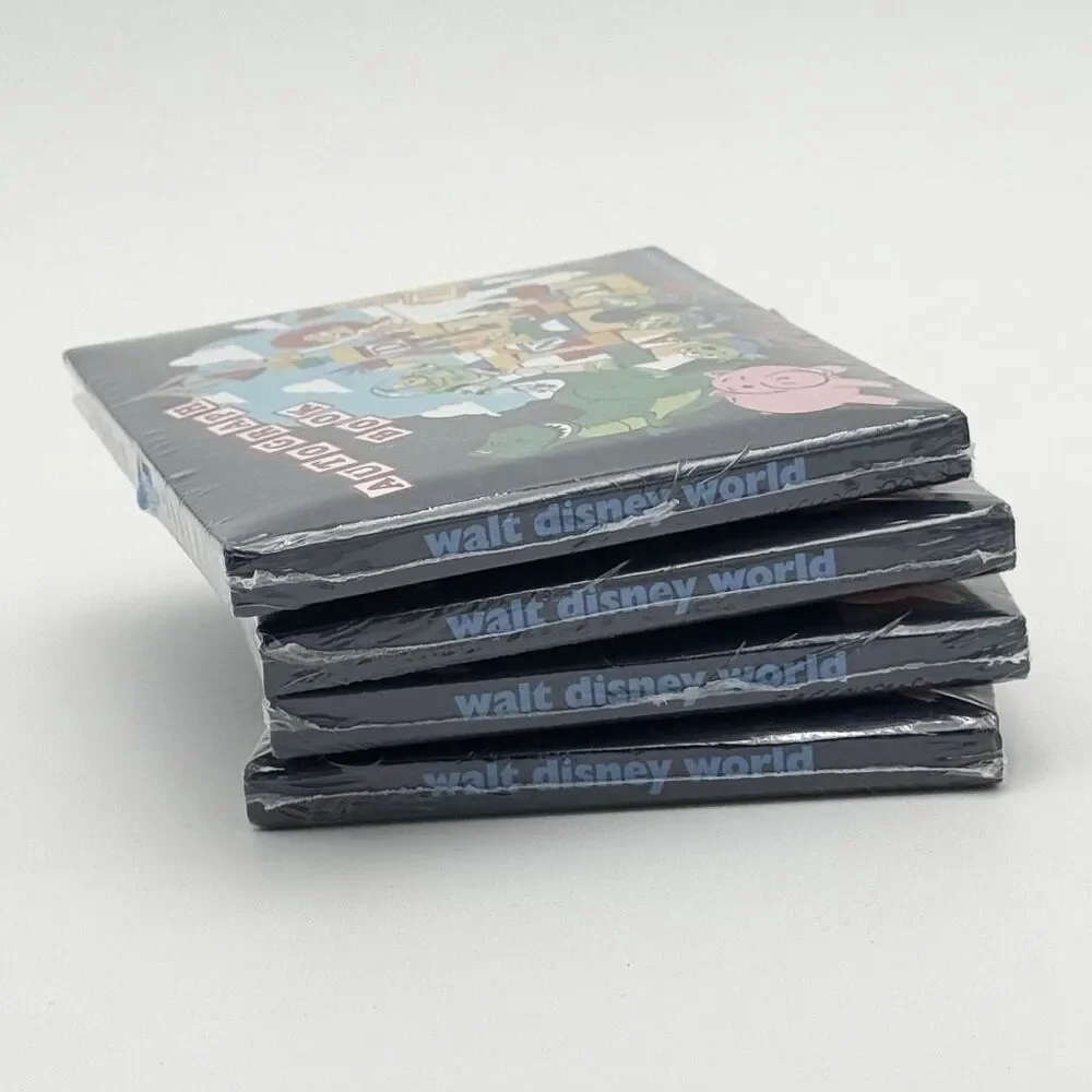 Walt Disney World Parks 4x6 Autograph Books New in Plastic Lot of 4 Pixar Toy St